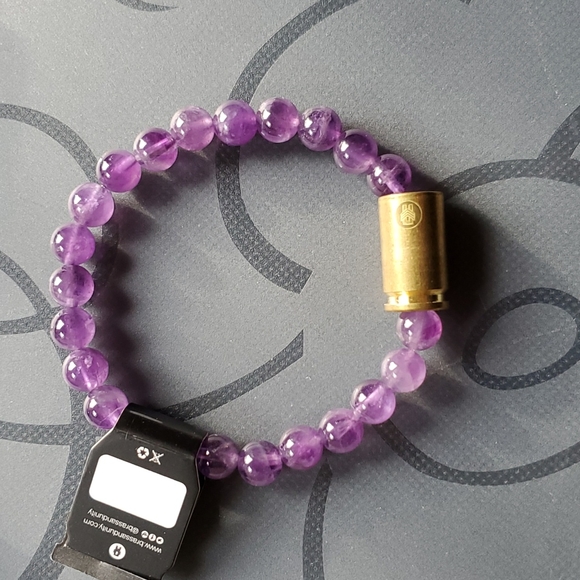 Brass and Unity Beaded Bracelet - Picture 2 of 2